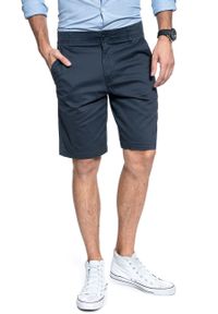 Lee - MĘSKIE SZORTY MATERIAŁOWE LEE COMFORT SHORT XM NAVY L71ZPB09 112119601. Materiał: materiał #3