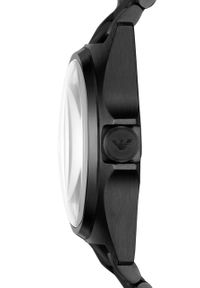 Emporio Armani - Zegarek. Kolor: czarny. Materiał: materiał #4