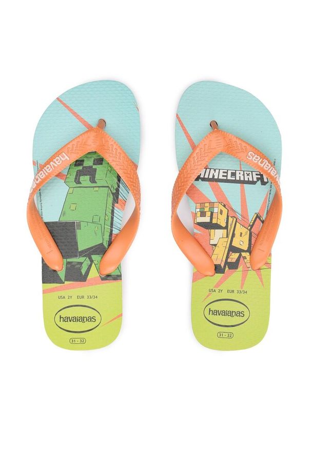 Japonki Havaianas. Wzór: kolorowy