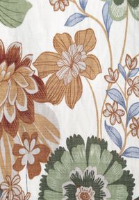 Born2be - Zielona Wiskozowa Bluzka w Kwiaty Talina. Okazja: na co dzień. Kolor: zielony. Materiał: wiskoza. Wzór: kwiaty. Styl: elegancki, klasyczny, casual #3