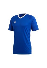Adidas - Koszulka piłkarska adidas Tiro 17 M BK5439. Kolor: niebieski. Sport: piłka nożna