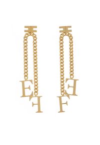 Elisabetta Franchi Kolczyki OR-17A-56E2-V220 Złoty. Materiał: metalowe. Kolor: złoty