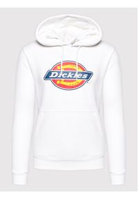 Dickies Bluza Icon Logo DK0A4XCB Biały Regular Fit. Kolor: biały. Materiał: bawełna #4