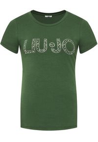 Liu Jo Beachwear T-Shirt VA1100 J5003 Zielony Regular Fit. Kolor: zielony. Materiał: bawełna #5