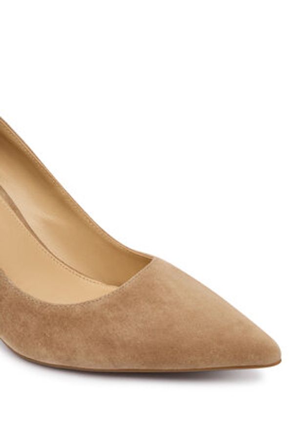 MICHAEL Michael Kors Szpilki Alina 40F5HNMP1S Brązowy. Kolor: brązowy. Materiał: zamsz, skóra. Obcas: na szpilce