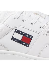 Tommy Jeans Sneakersy Retro Basket EN0EN01723 Biały. Kolor: biały. Materiał: skóra #4