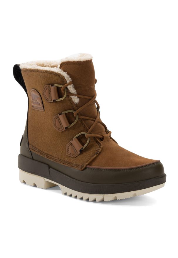 sorel - Śniegowce damskie Sorel Torino II Wp Waxed Canvas. Kolor: brązowy. Sezon: zima
