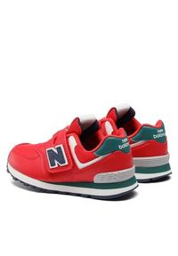 New Balance Sneakersy PV574CU Czerwony. Kolor: czerwony. Materiał: skóra. Model: New Balance 574 #5
