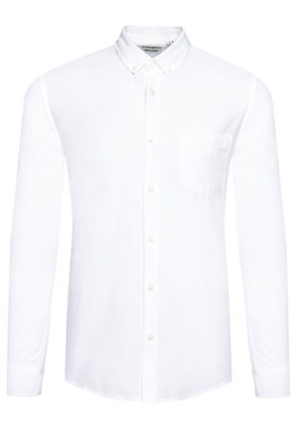 Only & Sons Koszula Alvaro 22006479 Biały Slim Fit. Kolor: biały. Materiał: bawełna