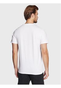 Guess T-Shirt M3RI69 KBDK0 Biały Slim Fit. Kolor: biały. Materiał: bawełna