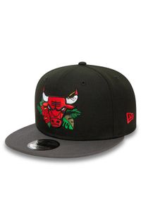 New Era Czapka z daszkiem Nba Floral 950 Bulls 60503483 Czarny. Kolor: czarny. Materiał: materiał #1