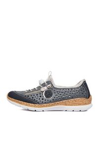 Rieker Sneakersy CEO-N42P6-14 Granatowy. Kolor: niebieski. Materiał: materiał #5