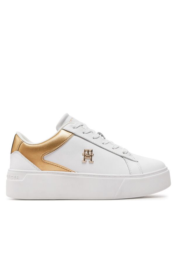 TOMMY HILFIGER - Sneakersy Tommy Hilfiger. Kolor: biały. Obcas: na platformie
