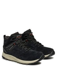 Merrell Trapery Wildwood Mid Ltr Wp J068027 Czarny. Kolor: czarny. Materiał: zamsz, skóra #7