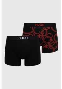 Hugo - Bokserki (2-pack). Kolor: czarny. Materiał: bawełna #1