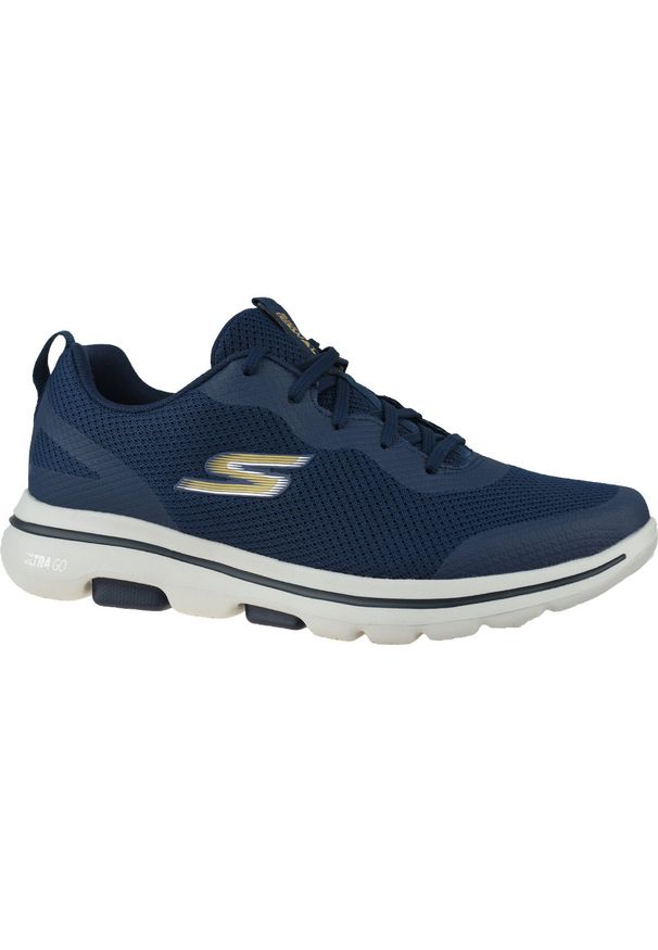 skechers - Skechers Go Walk 5 Squall 216011-NVGD. Kolor: niebieski. Szerokość cholewki: normalna