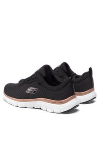 skechers - Skechers Sneakersy Brilliant View 149303/BKRG Czarny. Kolor: czarny. Materiał: materiał