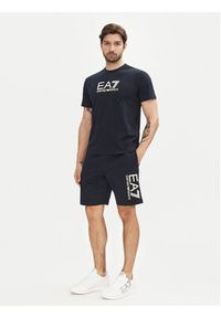 EA7 Emporio Armani Szorty sportowe 7M000232 AF13512 MB122 Granatowy Regular Fit. Kolor: niebieski. Materiał: bawełna. Styl: sportowy #5