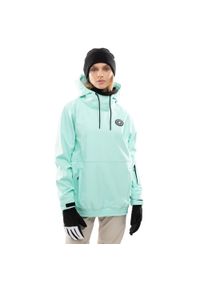 SIROKO - Kurtka snowboardowa damska W1-W Iceberg. Kolor: niebieski. Materiał: softshell, materiał. Sezon: zima. Sport: snowboard #1