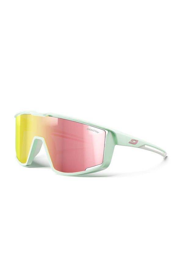 Okulary rowerowe JULBO FURY fotochrom miętowy Reactiv light amplifier kat.1-3. Kolor: wielokolorowy, różowy, zielony, beżowy. Sport: turystyka piesza