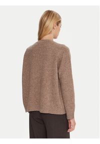 Weekend Max Mara Sweter Sibari 2525366152 Brązowy Relaxed Fit. Kolor: brązowy. Materiał: wełna #4