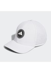 Adidas - Hydrophobic Tour Hat. Kolor: biały. Materiał: materiał