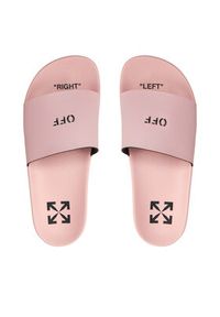 OFF-WHITE - Off-White Klapki OWIC002F22MAT0013000 Różowy. Kolor: różowy #6
