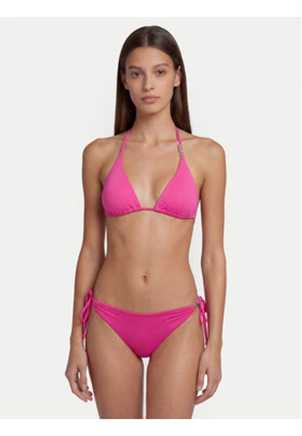 Guess Dół od bikini E6GO18 MC040 Różowy. Kolor: różowy. Materiał: syntetyk