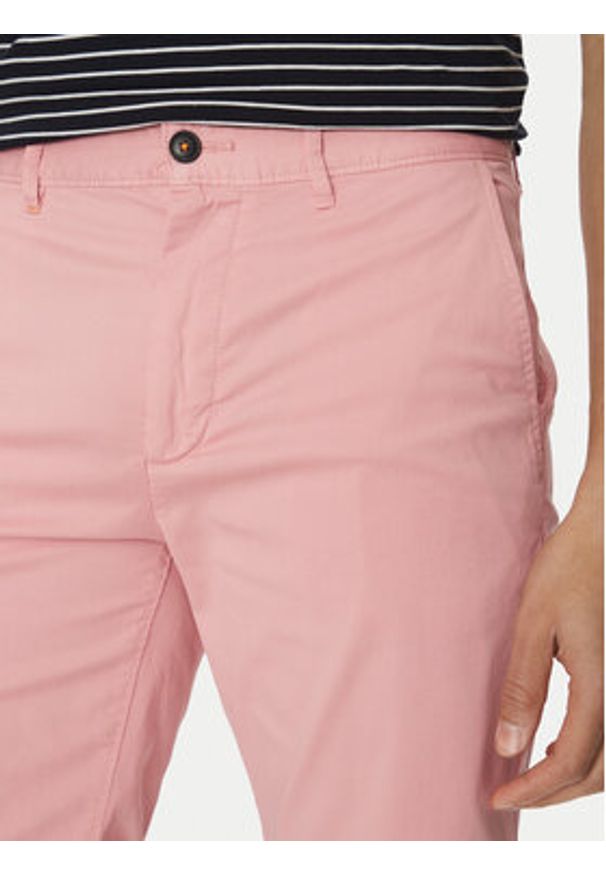 BOSS Szorty materiałowe 50536723 Różowy Slim Fit. Kolor: różowy. Materiał: bawełna
