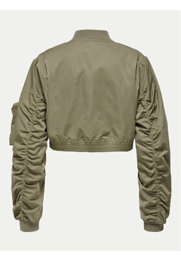 only - ONLY Kurtka bomber Saga 15336303 Zielony Regular Fit. Kolor: zielony. Materiał: syntetyk