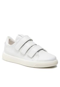 ecco - Sneakersy ECCO Street Tray K 70520301007 White. Kolor: biały. Materiał: skóra. Styl: street