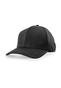 4f - Czapka z daszkiem 4F. Kolor: czarny