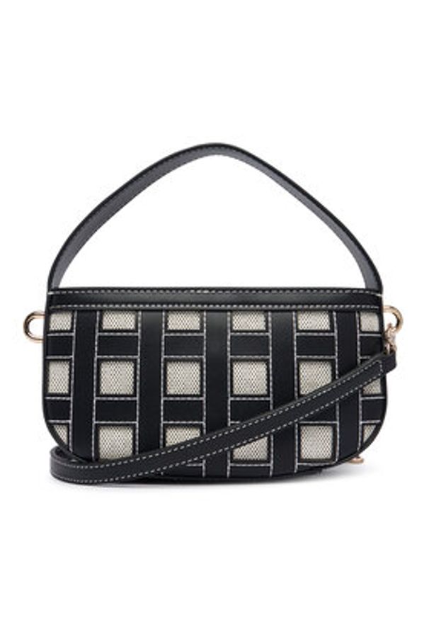 Guess Torebka Frankie Mini HWWG97 36770 Czarny. Kolor: czarny. Materiał: skórzane