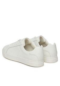 Calvin Klein Sneakersy Low Pro Cups Lace Up Lth Aop HW0HW02817 Biały. Kolor: biały. Materiał: skóra