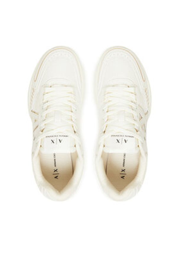 Armani Exchange Sneakersy XW002153 AF19535 MZ128 Écru. Materiał: materiał