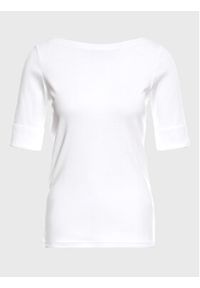 Lauren Ralph Lauren Bluzka 200654963 Biały Regular Fit. Kolor: biały. Materiał: bawełna #6