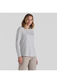 CRAGHOPPERS - Longsleeve damski Craghoppers NosiLife Akona LS Top. Kolor: niebieski. Długość rękawa: długi rękaw. Sport: turystyka piesza #1