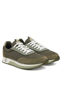 Weekend Max Mara Sneakersy 2515761074650 Khaki. Kolor: brązowy. Materiał: skóra #6