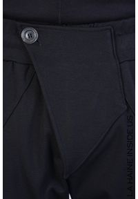 La Haine Inside Us Spodnie "LM009" | A2303 3M LM009 | Mężczyzna | Czarny. Kolor: czarny. Materiał: nylon, elastan, wiskoza #10