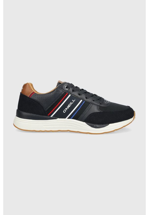 O'Neill sneakersy kolor granatowy. Nosek buta: okrągły. Zapięcie: sznurówki. Kolor: niebieski. Materiał: guma. Obcas: na obcasie. Wysokość obcasa: niski