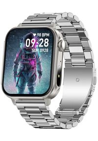 Smartwatch Colmi P80 Srebrny (P80 Steel Silver). Rodzaj zegarka: smartwatch. Kolor: srebrny #1