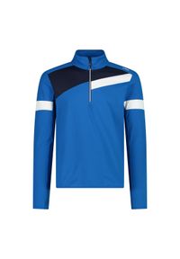 Golf męski techniczny CMP 34L4147. Typ kołnierza: golf. Kolor: niebieski. Sezon: zima. Sport: golf #1