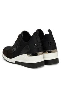 DKNY Sneakersy K3502962 Czarny. Kolor: czarny. Materiał: materiał