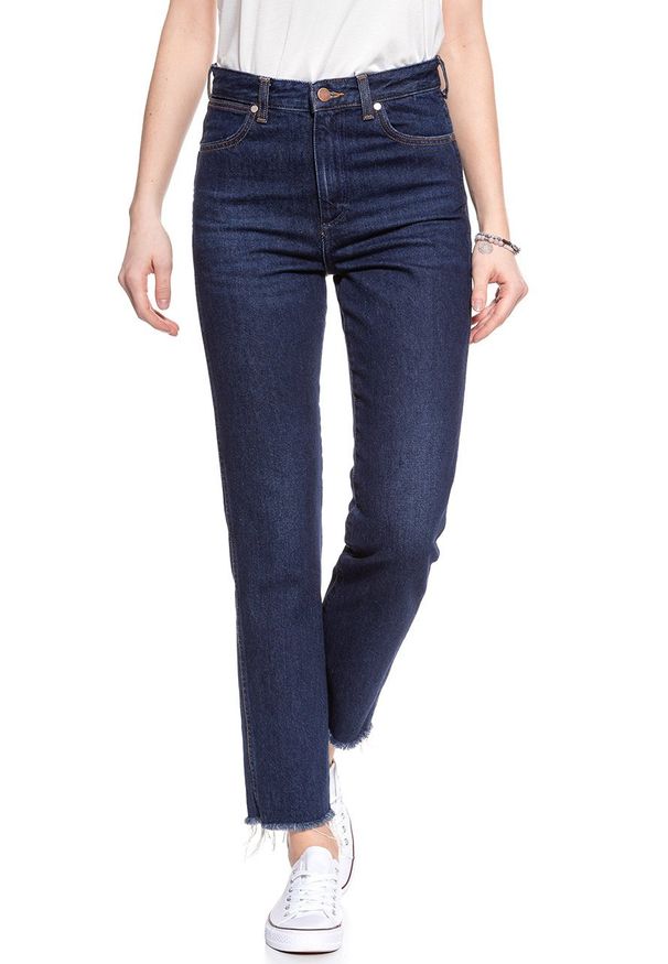 Wrangler - WRANGLER RETRO SLIM MARILYN BLUE W239RI210 112127897. Stan: podwyższony. Styl: retro