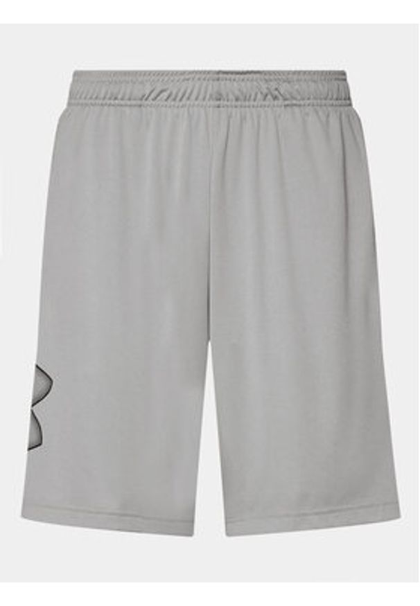Under Armour Szorty sportowe Ua Tech Graphic Short 1306443-035 Szary Loose Fit. Kolor: szary. Materiał: syntetyk. Styl: sportowy