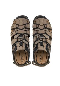 Geox Sandały Uomo Sandal Strada U4524C 000EK C6738 Brązowy. Kolor: brązowy. Materiał: skóra #6