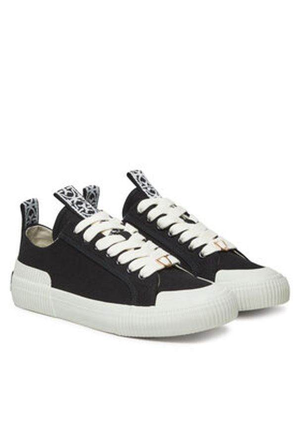 Coccinelle Trampki E4 SXG 24 01 01 Czarny. Kolor: czarny. Materiał: materiał