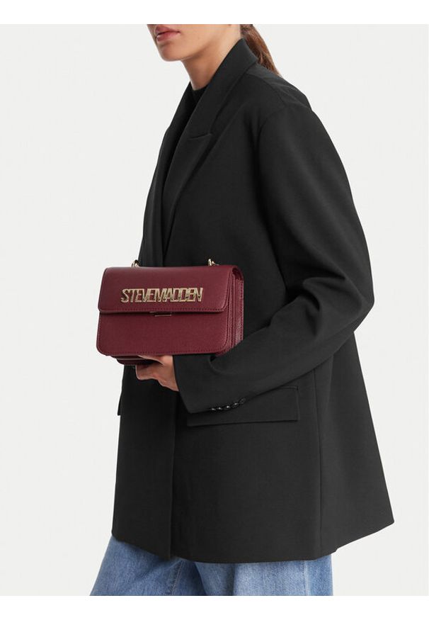 Steve Madden Torebka Bstakes-2 SM13001826 Bordowy. Kolor: czerwony. Materiał: skórzane