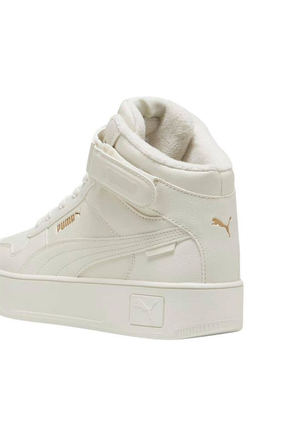 Puma - Kobiety/Panie Carina Street Mid Cut Trainers. Okazja: na spacer. Kolor: biały. Sport: turystyka piesza