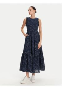 Pepe Jeans Sukienka codzienna Deborah PL953666 Granatowy Regular Fit. Okazja: na co dzień. Kolor: niebieski. Materiał: bawełna. Typ sukienki: proste. Styl: casual